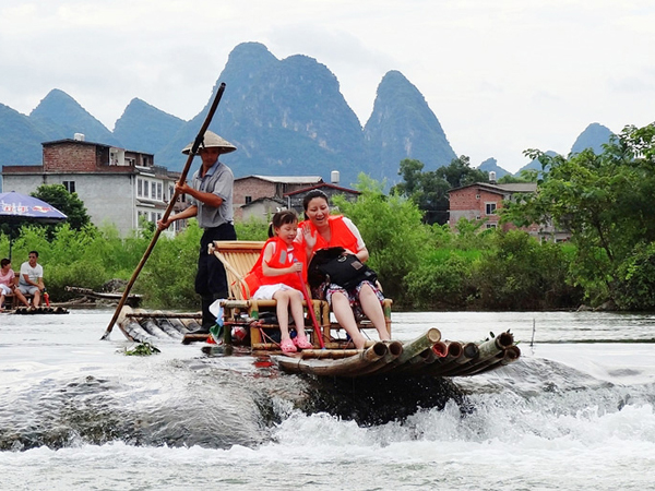 Yulong River Bamboo Rafting