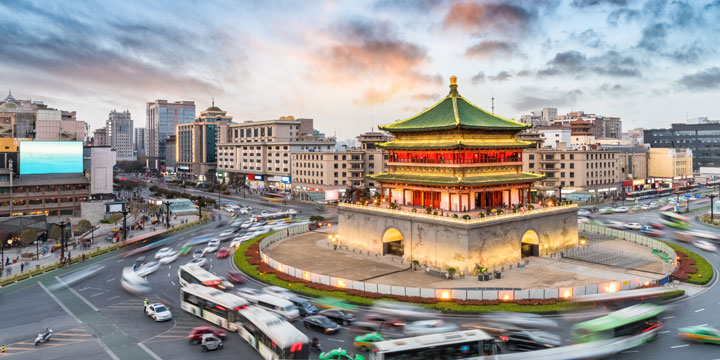 Xian City View