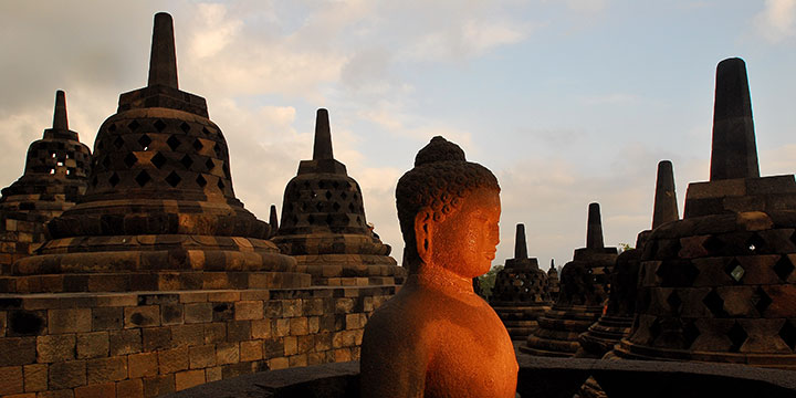 Sunrise at Borobudur