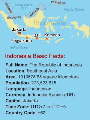 Map of Indonesia