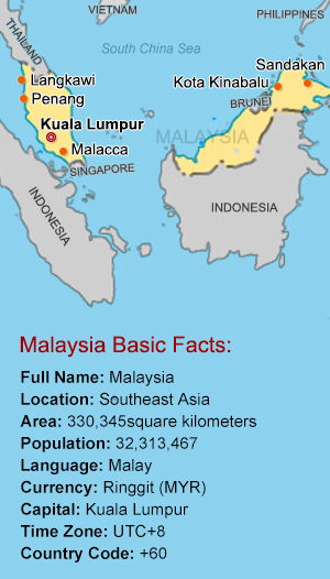 Map of Malaysia