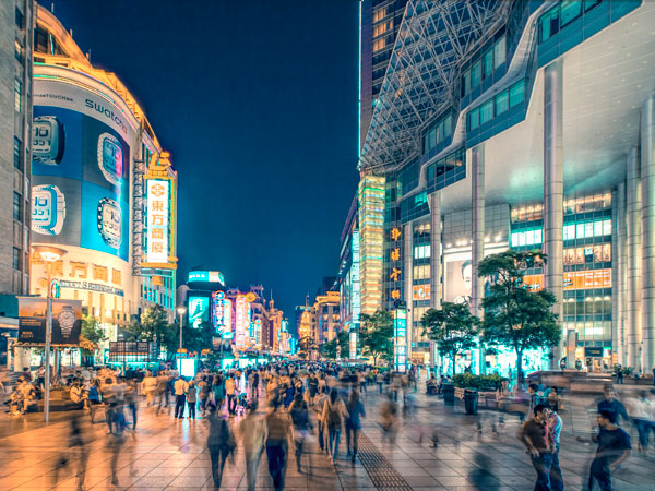 Shopping in Nanjing Road