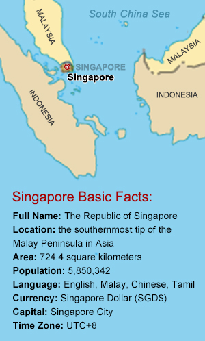 Map of Singapore