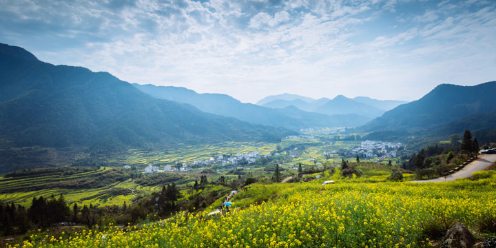 Wuyuan County in Jiangxi Province China