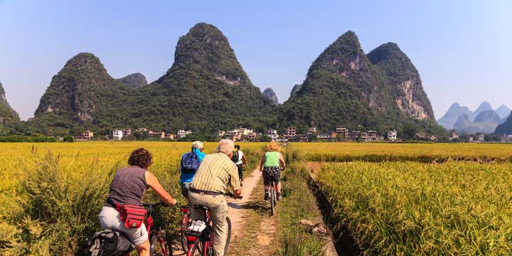 Yangshuo Countryside Tour - 5 days Guilin panoramic view