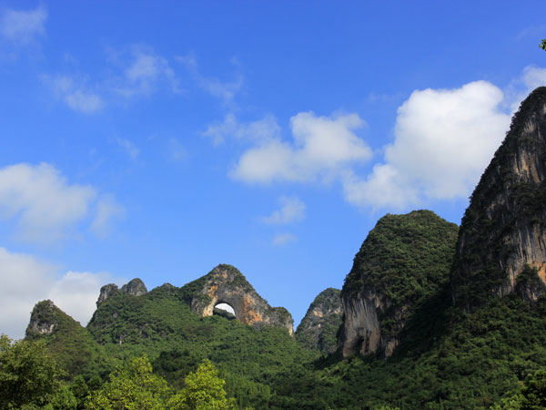 Yangshuo Moon Hill